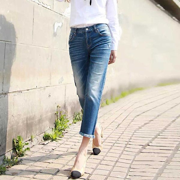 flagship brand store official website women's 2021 spring slim nine point jeans, Blue
flagship brand store official website women's 2021 spring slim nine point jeans, Blue