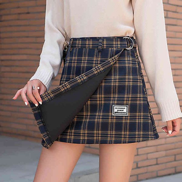 skirts korea chic mini high waist sashes buckles zipper red/yellow/black check plaid a-line short skirts
skirts korea chic mini high waist sashes buckles zipper red/yellow/black check plaid a-line short skirts