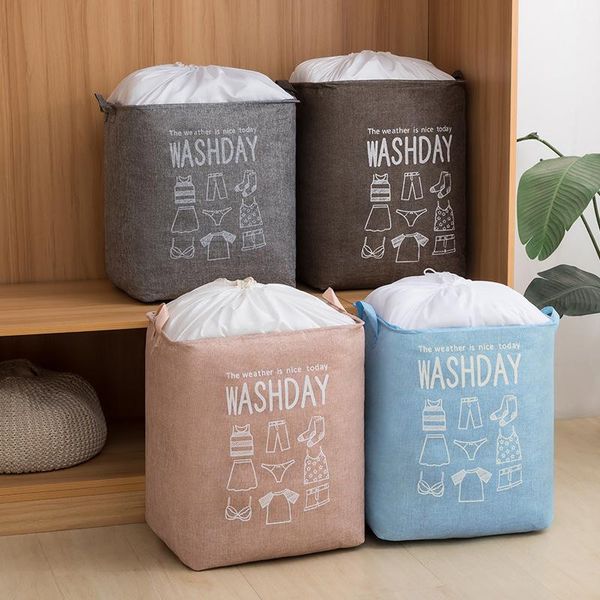 laundry bags cotton and linen drawstring dustproof collapsible basket storage baskets hamper for home
laundry bags cotton and linen drawstring dustproof collapsible basket storage baskets hamper for home