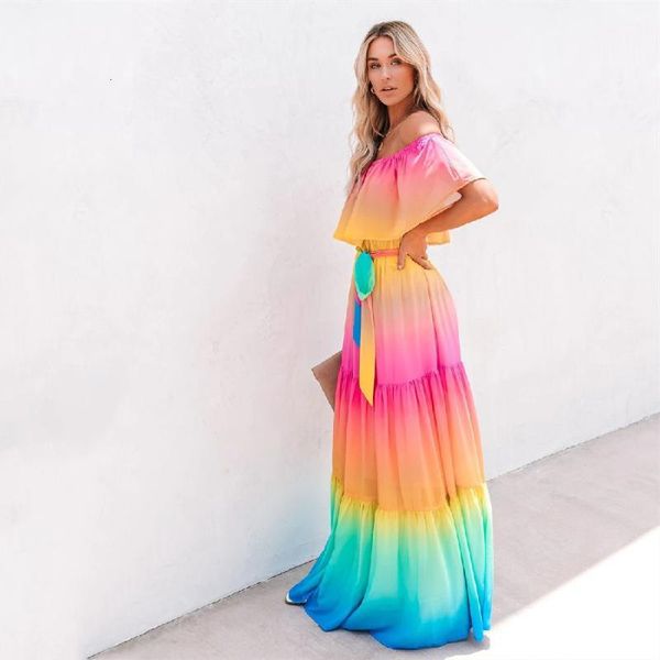 women's swimwear multicolor bikini cover-ups strapless loose summer maxi dress women plus size beachwear swimsuit cover up sarongs a324, White;black
women's swimwear multicolor bikini cover-ups strapless loose summer maxi dress women plus size beachwear swimsuit cover up sarongs a324, White;black