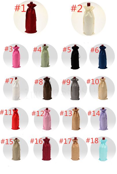 bags linen 18 colors dustproof drawstring wine bottle packaging bag champagne pouches party gift wrap
bags linen 18 colors dustproof drawstring wine bottle packaging bag champagne pouches party gift wrap