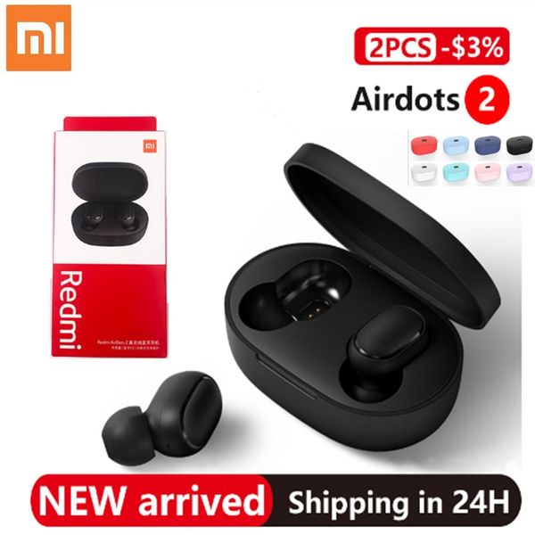 2021 new original xiaomi redmi airdots 2 tws earphone ture wireless bluetooth 5.0 with mic handsearbuds ai control headset
2021 new original xiaomi redmi airdots 2 tws earphone ture wireless bluetooth 5.0 with mic handsearbuds ai control headset