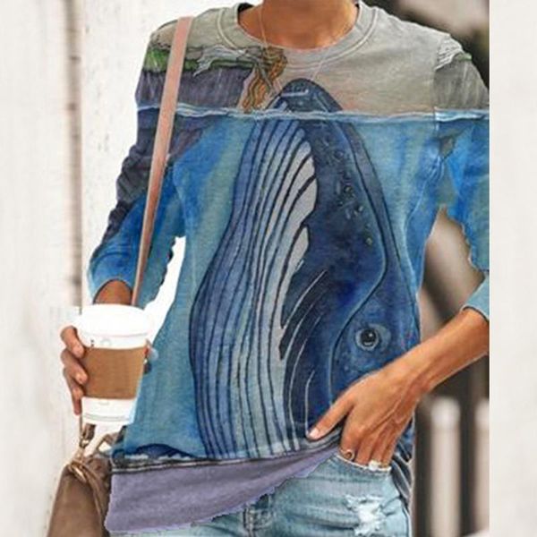 women's hoodies & sweatshirts funny whale pattern printed long-sleeved o-neck sweatshirt casual pullover loose 2021 hoodie 5xl #93, Black
women's hoodies & sweatshirts funny whale pattern printed long-sleeved o-neck sweatshirt casual pullover loose 2021 hoodie 5xl #93, Black
