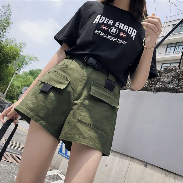 korea ins summer bf loose pocket ulzzang short vintage women button solid color big size high waist casual cargo shorts 210608, White;black
korea ins summer bf loose pocket ulzzang short vintage women button solid color big size high waist casual cargo shorts 210608, White;black