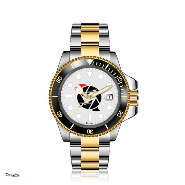 luxury men's automatic mechanical watch requin 126610 silver gold stainless steel case ceramic ring adjustable strap white three hands, Slivery;brown
luxury men's automatic mechanical watch requin 126610 silver gold stainless steel case ceramic ring adjustable strap white three hands, Slivery;brown
