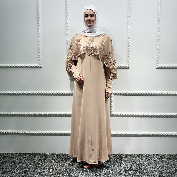 sequin shawl abaya dubai hijab muslim fashion dress islam evening dresses abayas for women caftan kaftan american clothing qatar, Red
sequin shawl abaya dubai hijab muslim fashion dress islam evening dresses abayas for women caftan kaftan american clothing qatar, Red