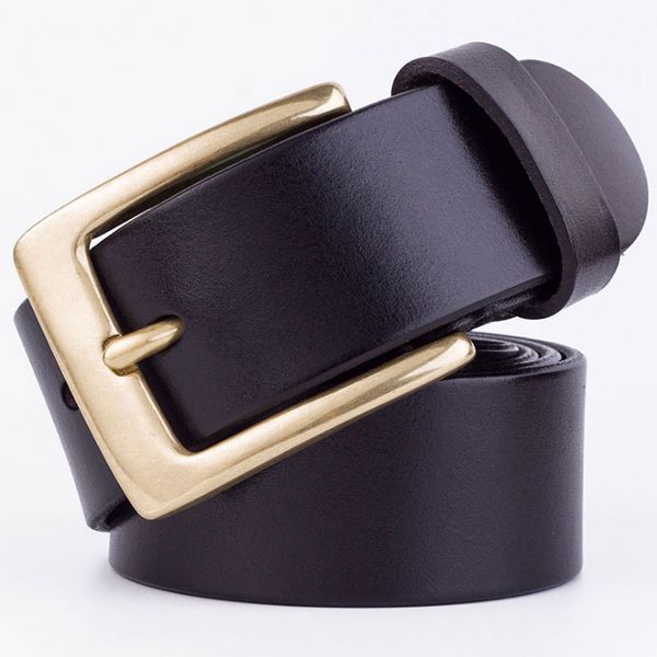 wholesale men women solid belt mans genuine leather black khaki color gold needle buckle designer cowhide cowboy belts for mens luxurys wais, Black;brown
wholesale men women solid belt mans genuine leather black khaki color gold needle buckle designer cowhide cowboy belts for mens luxurys wais, Black;brown