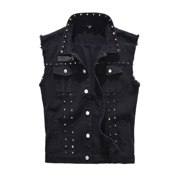denim vest men punk rock rivet cowboy black jeans waistcoat fashion men motorcycle style sleeveless jeans jacket m-5xl 4xl 5xl, Black;brown
denim vest men punk rock rivet cowboy black jeans waistcoat fashion men motorcycle style sleeveless jeans jacket m-5xl 4xl 5xl, Black;brown
