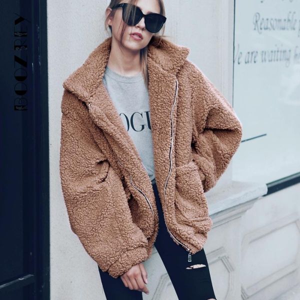women's jackets boozrey women casual jacket 2021 faux fur plush loose pocket autumn winter long sleeve warm all-match outfits, Black;brown
women's jackets boozrey women casual jacket 2021 faux fur plush loose pocket autumn winter long sleeve warm all-match outfits, Black;brown