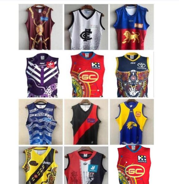 2021 melbourne fremantle sydney dockers jersey adelaide richmond tigers giants cats essendon tasmania coast lions rugby afl shirt vest, Black;gray
2021 melbourne fremantle sydney dockers jersey adelaide richmond tigers giants cats essendon tasmania coast lions rugby afl shirt vest, Black;gray