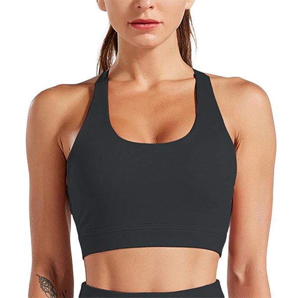 women's tight sports underwear elastic sleeveless sling cross strap for gym training yoga vest bras running clothing, White;black
women's tight sports underwear elastic sleeveless sling cross strap for gym training yoga vest bras running clothing, White;black