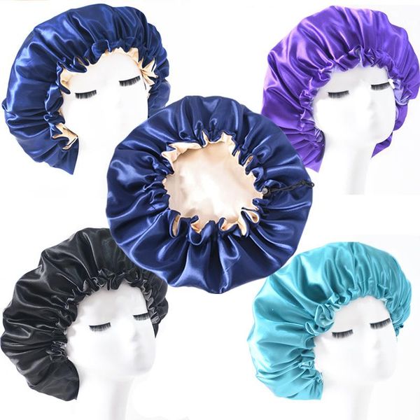 beanie/skull caps african female double-layer adjustable satin head wrap bonnets hair care cap silky elastic beanie nightcap bonnet tb-345, Blue;gray
beanie/skull caps african female double-layer adjustable satin head wrap bonnets hair care cap silky elastic beanie nightcap bonnet tb-345, Blue;gray