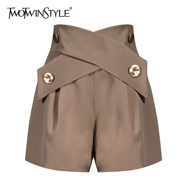 twotwinstyle elegant patchwork women shorts high waist asymmteircal hit color loose short pants for female clothes fashion tide 210408, White;black
twotwinstyle elegant patchwork women shorts high waist asymmteircal hit color loose short pants for female clothes fashion tide 210408, White;black