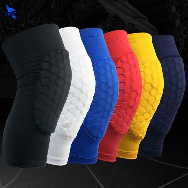 elbow & knee pads 1 pair honeycomb protective basketball leg sleeves compression support kneecap sports safety cycling warmers, Black;gray
elbow & knee pads 1 pair honeycomb protective basketball leg sleeves compression support kneecap sports safety cycling warmers, Black;gray