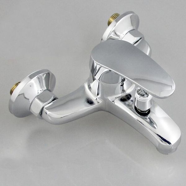 wall mounted chrome finish brass material bath-shower tap bathroom shower sets
wall mounted chrome finish brass material bath-shower tap bathroom shower sets