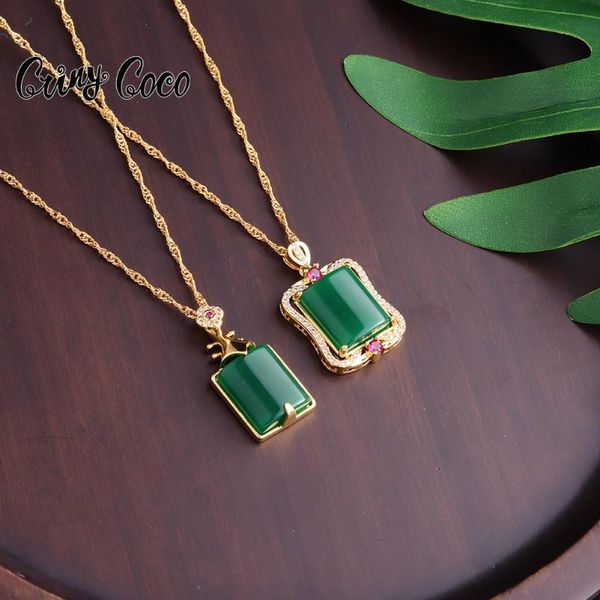 chains coco natural jade hetian bamboo pendant green stone ancient gold inlaid necklace chinese style jewelry for women or men, Silver
chains coco natural jade hetian bamboo pendant green stone ancient gold inlaid necklace chinese style jewelry for women or men, Silver