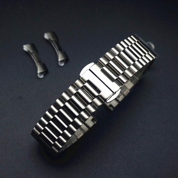 watch bands 20mm solid stainless steel watchband silver golden watches strap safe butterfly buckle men replacement belt, Black;brown
watch bands 20mm solid stainless steel watchband silver golden watches strap safe butterfly buckle men replacement belt, Black;brown