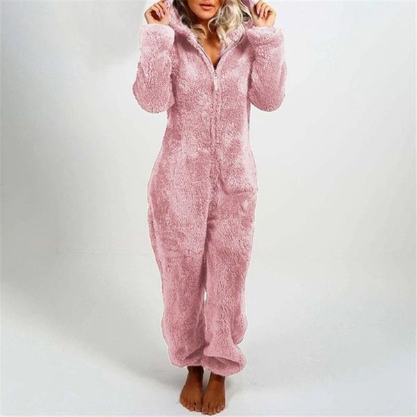 women's jumpsuits & rompers stylish lady winter warm pyjamas women onesies fluffy fleece front zipper sleepwear overall plus size hood, Black;white
women's jumpsuits & rompers stylish lady winter warm pyjamas women onesies fluffy fleece front zipper sleepwear overall plus size hood, Black;white