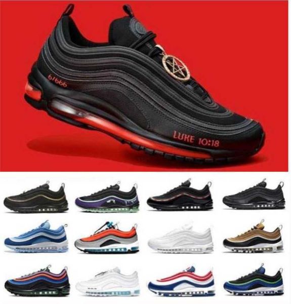 97 mens running shoes mschf lil nas x satan luke inri jesus 97s triple black bullet white metalic gold university red undefeated men women
97 mens running shoes mschf lil nas x satan luke inri jesus 97s triple black bullet white metalic gold university red undefeated men women