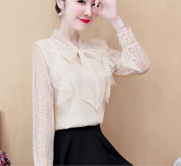 2021 summer fashion long sleeve women's shirt @306, White 
2021 summer fashion long sleeve women's shirt @306, White
