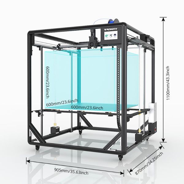 large print size 600*600mm x5sa-600 guide rail version direct drive extruder auto level sensor high precision 3d printer printers
large print size 600*600mm x5sa-600 guide rail version direct drive extruder auto level sensor high precision 3d printer printers