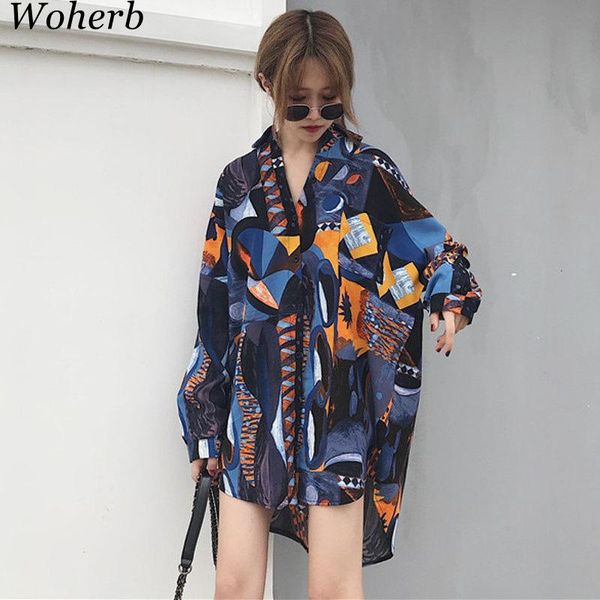 women's blouses & shirts woherb 2021 plus size harajuku blouse women print vintage oil painting shirt oversized long blusa and 20667, White
women's blouses & shirts woherb 2021 plus size harajuku blouse women print vintage oil painting shirt oversized long blusa and 20667, White