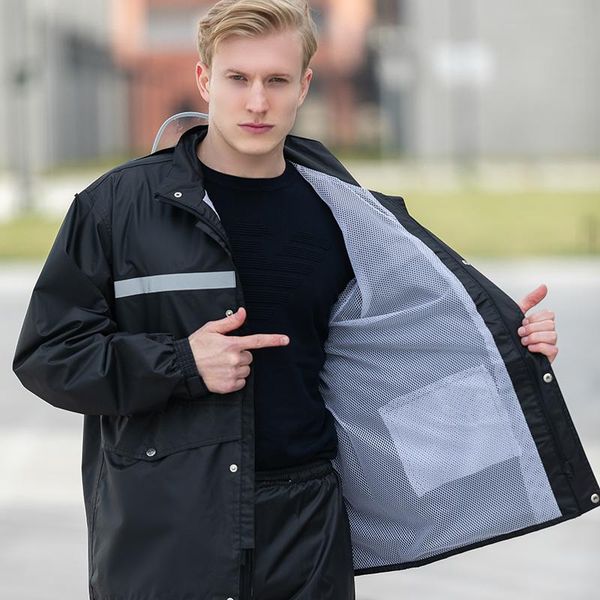 raincoats thick reusable black hooded cycling rain suit men raincoat waterproof outdoor chubasqueros gear bk50yy
raincoats thick reusable black hooded cycling rain suit men raincoat waterproof outdoor chubasqueros gear bk50yy