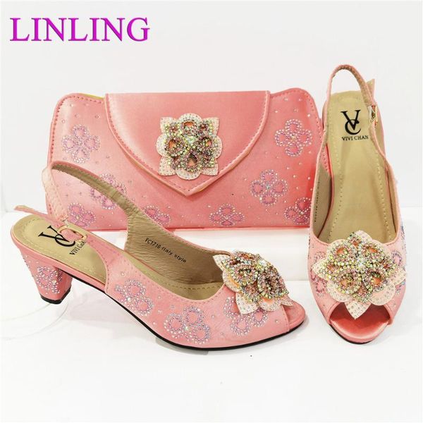 fashionable italian shoes and bag set african style peach color nigerian with matching bags for pink wedding party dress, Black
fashionable italian shoes and bag set african style peach color nigerian with matching bags for pink wedding party dress, Black