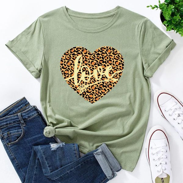 women's t-shirt plus size s-5xl women tshirt leopard love print 100%cotton o-neck short sleeve tees shirt femme summer graphic, White
women's t-shirt plus size s-5xl women tshirt leopard love print 100%cotton o-neck short sleeve tees shirt femme summer graphic, White