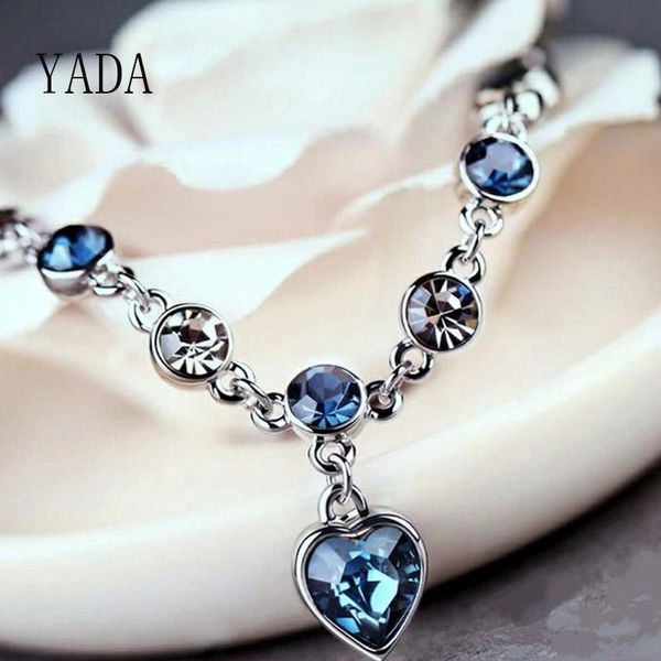 charm bracelets yada gifts love heart bracelets&bangles for women crystal zircon bracelet casual jewelry heart-shaped bt200126, Golden;silver
charm bracelets yada gifts love heart bracelets&bangles for women crystal zircon bracelet casual jewelry heart-shaped bt200126, Golden;silver