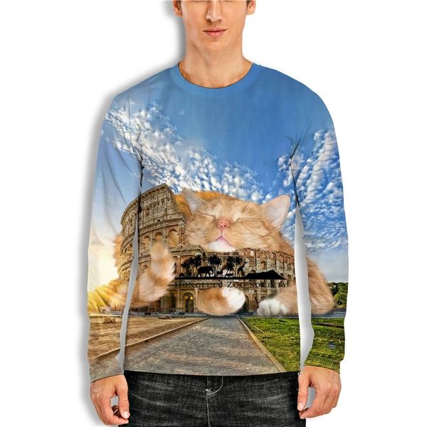 Men's Cat 3D Printing T-shirt Visual Impact Party Top Streetwear Round Neck High Quality Long Sleeve Graphic Optical Illusion Large Siz, White;black
Men's Cat 3D Printing T-shirt Visual Impact Party Top Streetwear Round Neck High Quality Long Sleeve Graphic Optical Illusion Large Siz, White;black