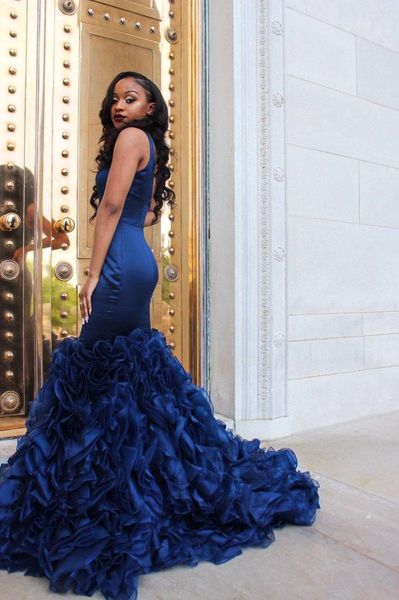 party dresses 2021 royal blue evening gowns jewel neck sleeveless mermaid ruffles organza open back skirt formal prom dress custom, White;black
party dresses 2021 royal blue evening gowns jewel neck sleeveless mermaid ruffles organza open back skirt formal prom dress custom, White;black