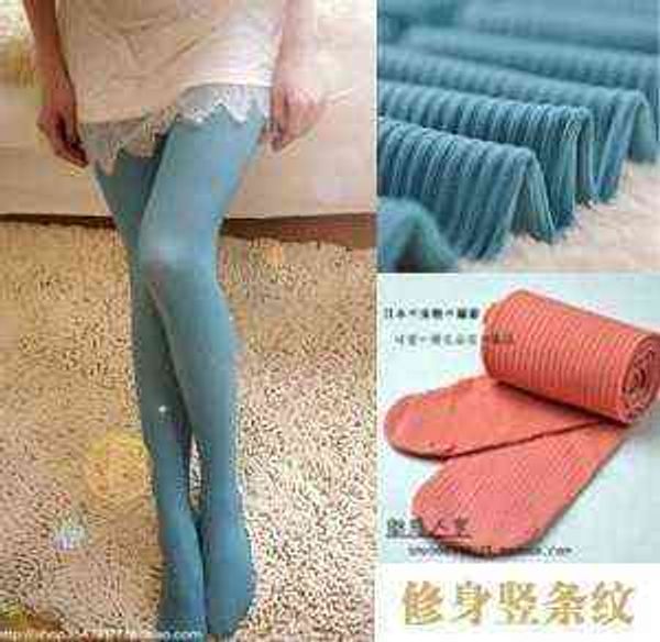 women's leggings 1519 super thin japane and korean style vertical stripe candy pantyhose, Black
women's leggings 1519 super thin japane and korean style vertical stripe candy pantyhose, Black