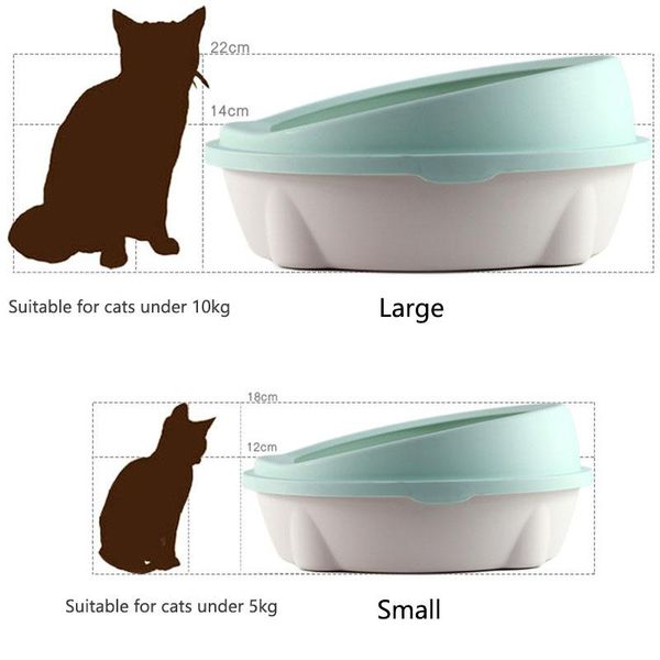 small animal supplies large nordic plastic cat litter box semi closed splash proof cats toilet pet bedpan dog poop sand cleaning basin wit s
small animal supplies large nordic plastic cat litter box semi closed splash proof cats toilet pet bedpan dog poop sand cleaning basin wit s