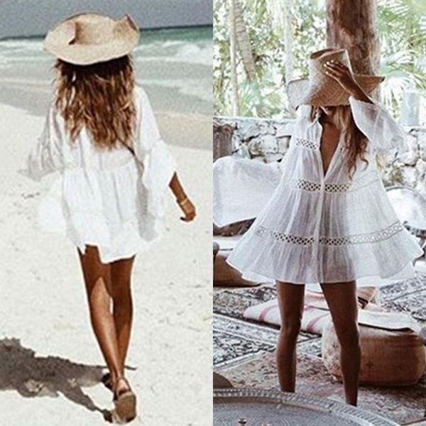 casual dresses 2021 women swimwear beachwear hollow crochet cover up kaftan sarong summer dress suit, Black;gray
casual dresses 2021 women swimwear beachwear hollow crochet cover up kaftan sarong summer dress suit, Black;gray