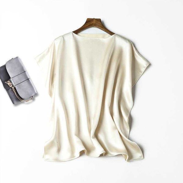 women's t-shirt acetate fiber short sleeve t-shirt female batwing loose comfortable breathable simple office lady women fashio, White
women's t-shirt acetate fiber short sleeve t-shirt female batwing loose comfortable breathable simple office lady women fashio, White