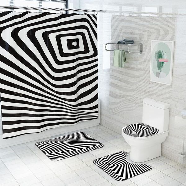 drop black white printing bathroom set shower curtain mat toilet cover home decoration bath mats
drop black white printing bathroom set shower curtain mat toilet cover home decoration bath mats