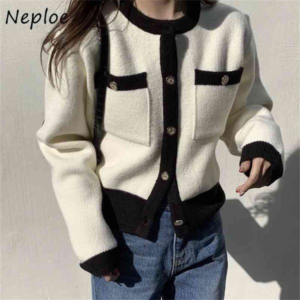 o-neck chic panelled knitted cardigans fashion vintage single breasted women sweaters autumn loose double pockets coat 210422, White;black
o-neck chic panelled knitted cardigans fashion vintage single breasted women sweaters autumn loose double pockets coat 210422, White;black
