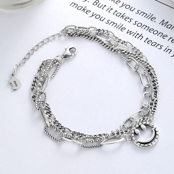 fashion taiyin new anklet creative hollow smile face print multi layer bracelet, Red;blue
fashion taiyin new anklet creative hollow smile face print multi layer bracelet, Red;blue