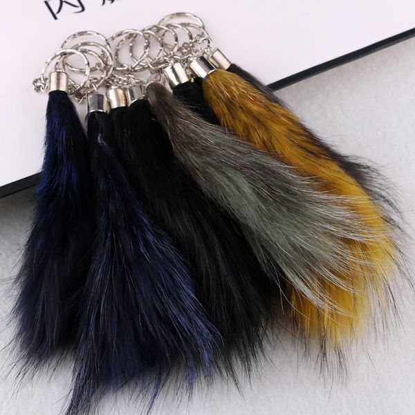 fox tail pendants keychain fur pom key chain charm bag car keys ring gift jewelry, Silver
fox tail pendants keychain fur pom key chain charm bag car keys ring gift jewelry, Silver