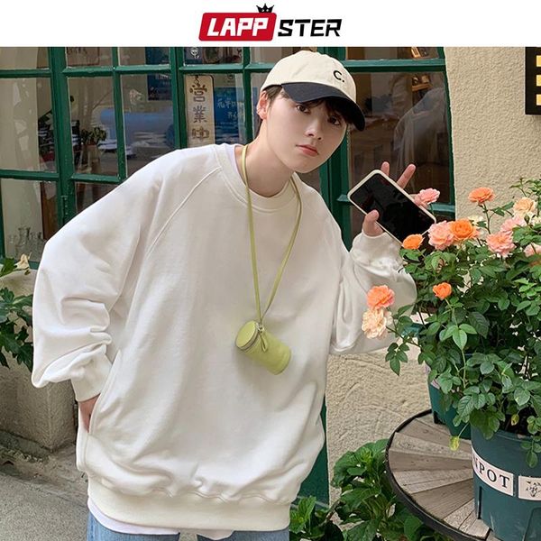 men's hoodies & sweatshirts lappster men harajuku solid oversized hoodie 2021 mens japanese streetwear vintage male korean fashion y2k, Black
men's hoodies & sweatshirts lappster men harajuku solid oversized hoodie 2021 mens japanese streetwear vintage male korean fashion y2k, Black