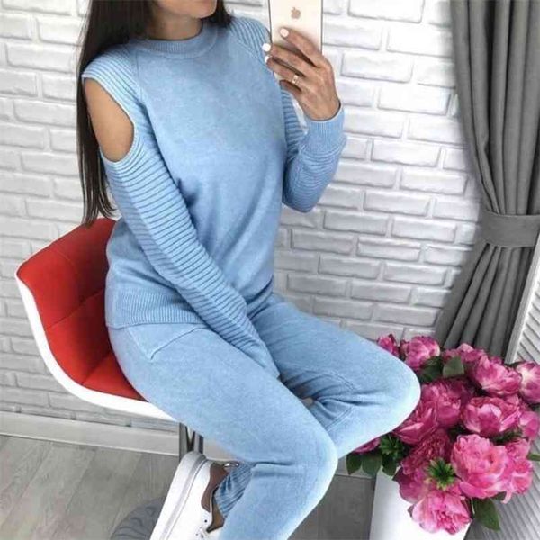 winter autumn ladies' sweater pants set knitted o neck off shoulder wool 12 colors 2 piece outfits for women sweatsuit 210508, White
winter autumn ladies' sweater pants set knitted o neck off shoulder wool 12 colors 2 piece outfits for women sweatsuit 210508, White