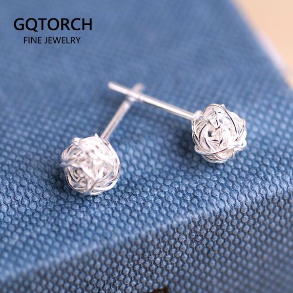 stud genuine 925 sterling silver thai jewellry hollow twisted wire ball piercing earrings for women korean version, Golden;silver
stud genuine 925 sterling silver thai jewellry hollow twisted wire ball piercing earrings for women korean version, Golden;silver