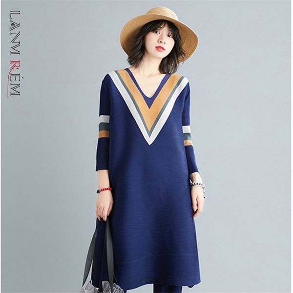 women big size midi long rose red pleated dress v- neck sleeve loose fit fashion spring summer 2e1123 210526, Black;gray
women big size midi long rose red pleated dress v- neck sleeve loose fit fashion spring summer 2e1123 210526, Black;gray