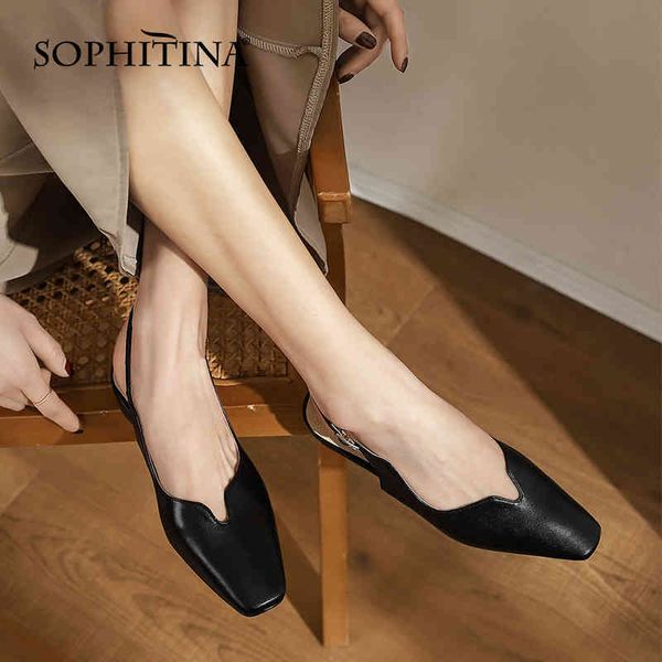 sophitina retro women's sandals all-match basic toe-covering spring summer ladies shoes tpr non-slip female shoes ao566 210513, Black
sophitina retro women's sandals all-match basic toe-covering spring summer ladies shoes tpr non-slip female shoes ao566 210513, Black