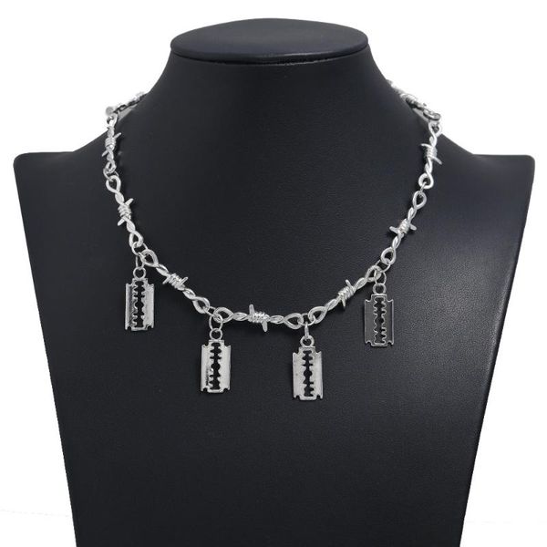 chains 2021 small wire brambles iron choker necklace women hip-hop gothic blade barbed little thorns chain gifts, Silver
chains 2021 small wire brambles iron choker necklace women hip-hop gothic blade barbed little thorns chain gifts, Silver
