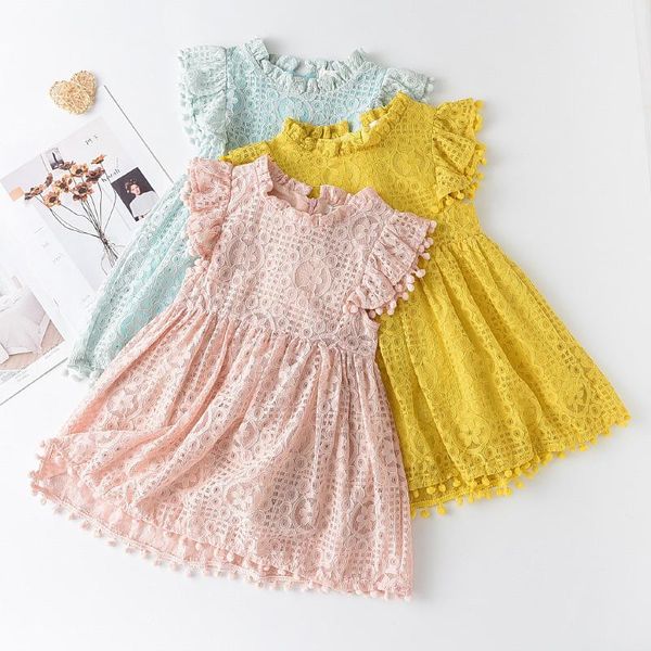 girl's dresses girls casual dress fashion summer princess cute hollow lace flower kid clothing children vestidos 3-7y, Red;yellow
girl's dresses girls casual dress fashion summer princess cute hollow lace flower kid clothing children vestidos 3-7y, Red;yellow