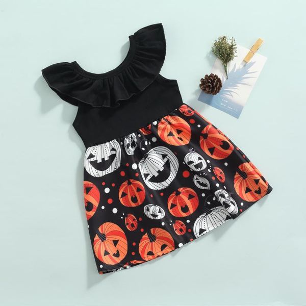 girl's dresses focusnorm 1-6y toddler kids girl lovely halloween dress sleeveless off shoulder pumpkin print ruffle a-line, Red;yellow
girl's dresses focusnorm 1-6y toddler kids girl lovely halloween dress sleeveless off shoulder pumpkin print ruffle a-line, Red;yellow