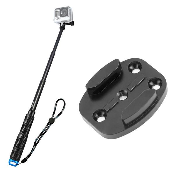 inch extendable handheld selfie stick telescoping pole & aluminum cnc black flat tripod mounting adapter 1/4 other accessories
inch extendable handheld selfie stick telescoping pole & aluminum cnc black flat tripod mounting adapter 1/4 other accessories