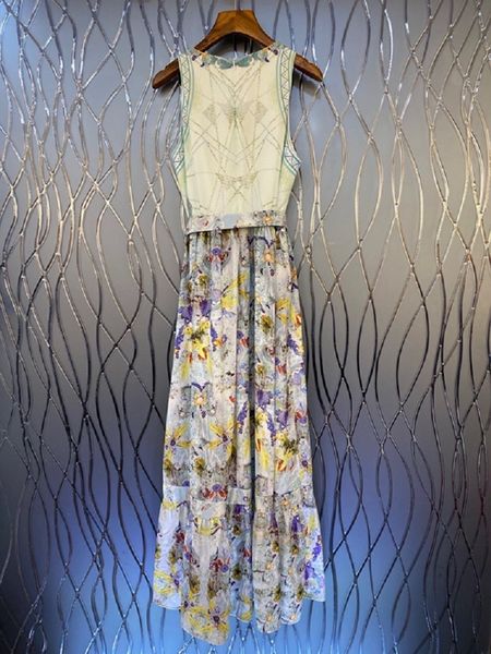dresses summer women o-neck runway print belt deco sleeveless casual bohemian long maxi beach, Black;gray
dresses summer women o-neck runway print belt deco sleeveless casual bohemian long maxi beach, Black;gray